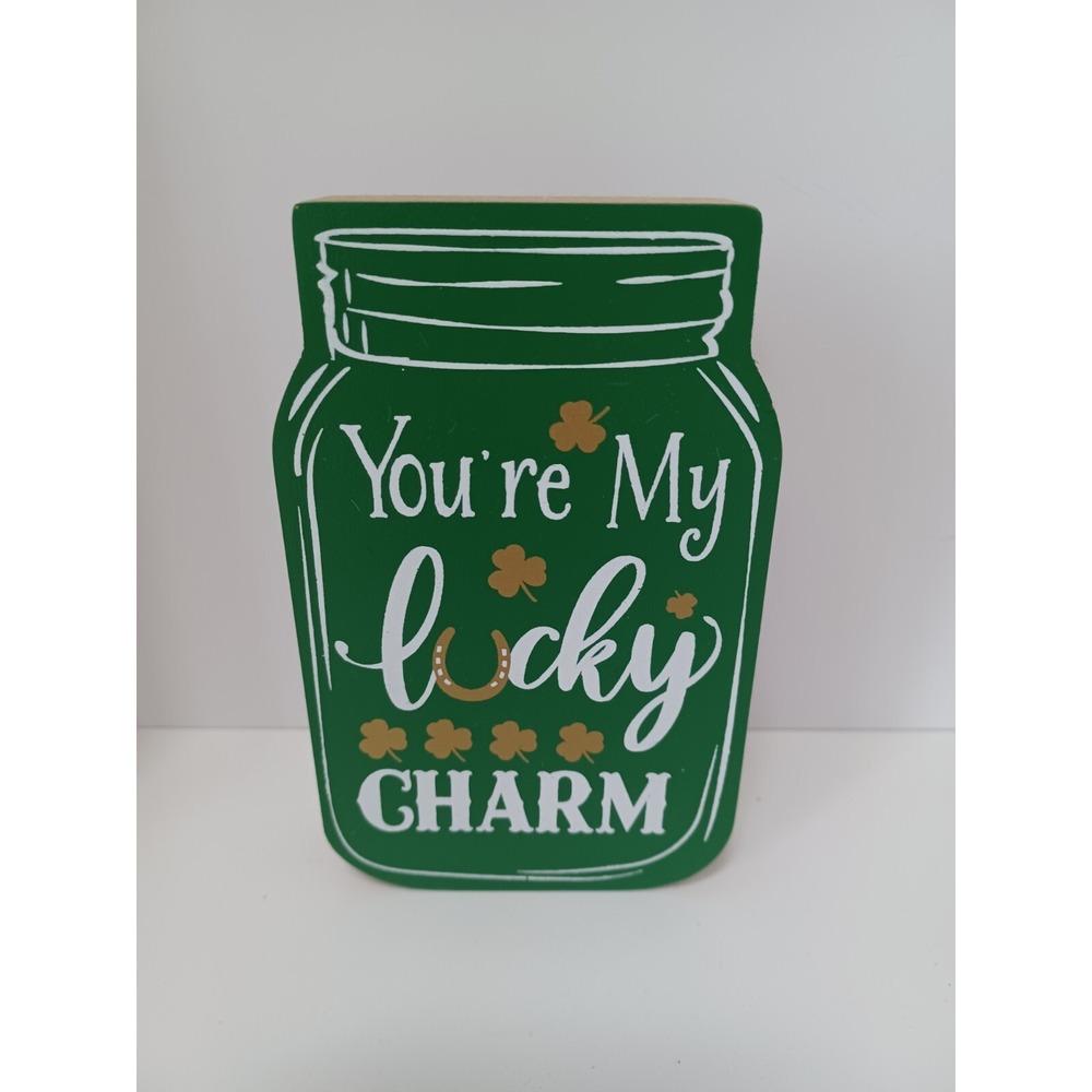 NEW St. Patrick's Day You're My Lucky Charm TableTop Decor‎